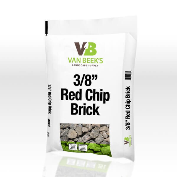 3/8 Red Chip Brick